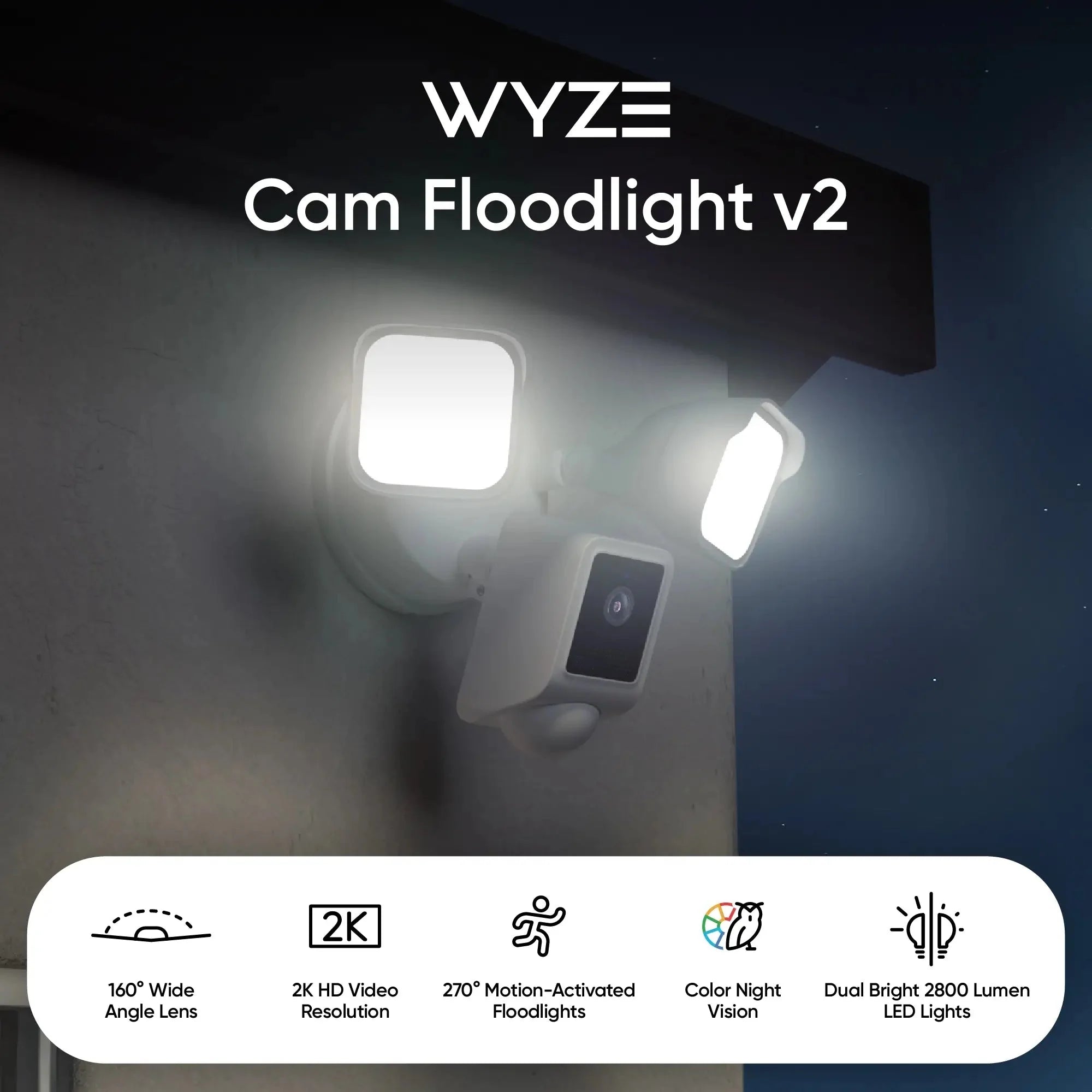 Wyze Cam Floodlight v2 - View 2
