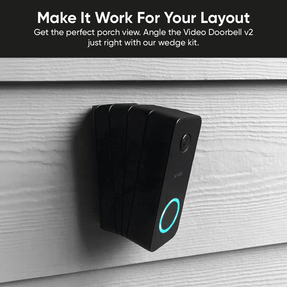 Wyze Video Doorbell v2 Wedge Kit - View 3