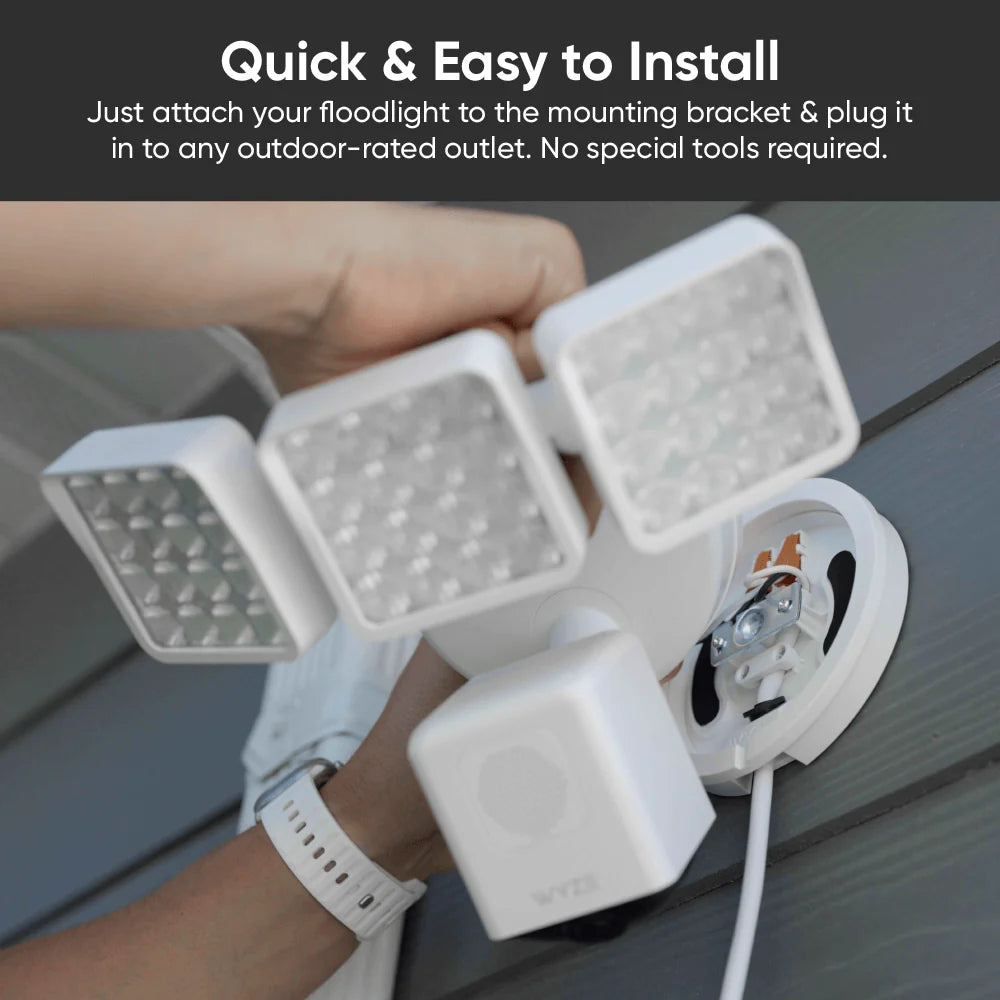 Wyze Cam Floodlight v2 + Plug-In Mount - View 5