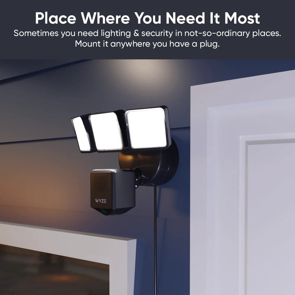 Wyze Cam Floodlight Pro + Plug-In Mount - View 5