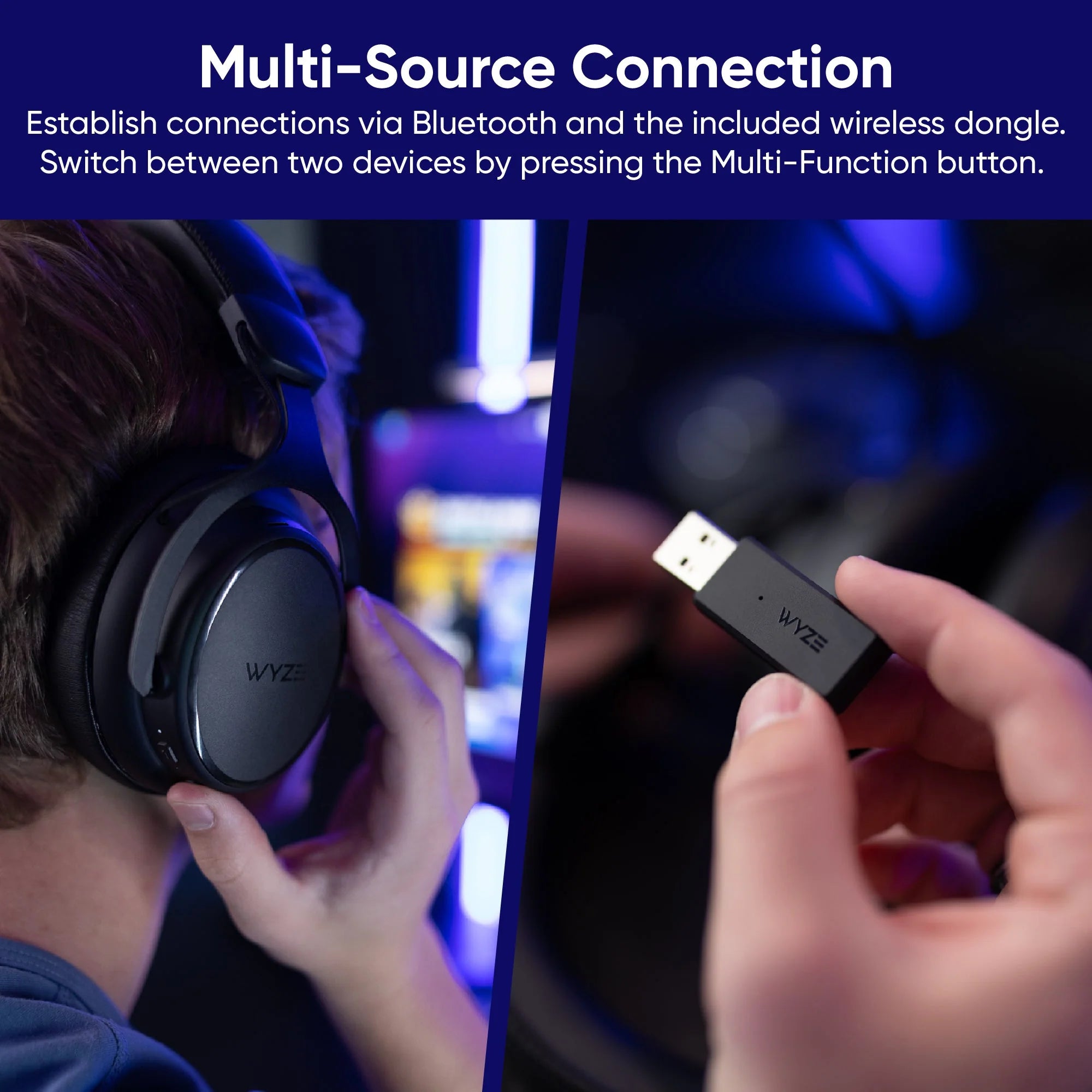 Wyze Wireless Gaming Headset - View 5