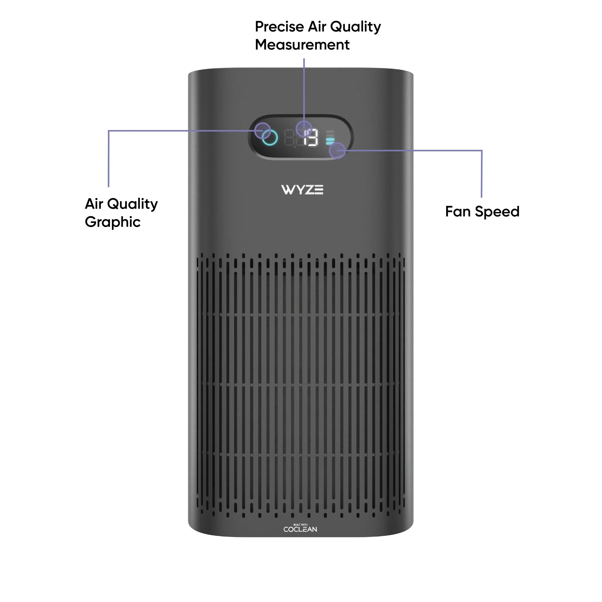 (Refurbished) Wyze Air Purifier - View 2